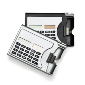 Foto Calculadora Plástica com Porta Cartão e Caneta MTB 3919 Imagem