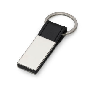 Foto Chaveiro Metal com Couro MTB 10026 Imagem Preto (1)