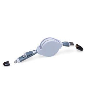 Foto Cabo de Dados Retrátil 2 em 1 MTB 339 Imagem (1)