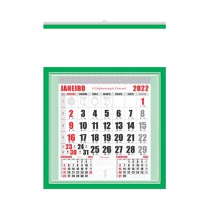 Foto Folhinha Comercial Grande com Vareta MTB 51 LG Imagem Verde (1)