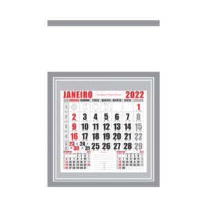 Foto Folhinha Comercial Pequena MTB 54 LP Imagem Prata (1)