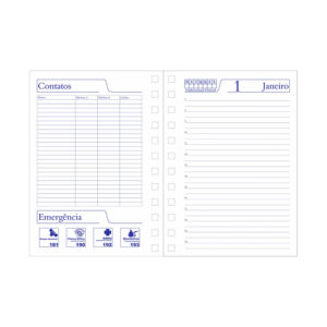 MIOLO AGENDA COMPACTA WIRE-O