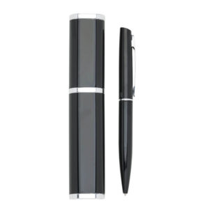 Foto Caneta Metal com Tubo MTB 13194 Imagem Vermelho Preto (1)