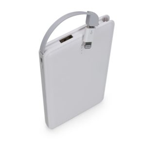 Foto Power Bank Slim com Níveis MTB 2033 Imagem Branco (3)