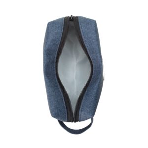 Foto Necessaire Puff Jeans Sintético MTB 13920 Imagem Azul (1)