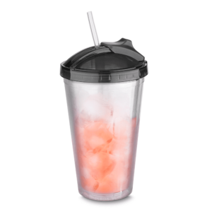 Foto Copo Plástico com Tampa e Canudo MTB 6021 Imagem Preto (1)