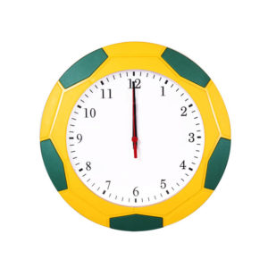 Relógio Futebol MTB 1987 amarelo e verde