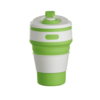 Foto Copo Retrátil Silicone MTB CO 8350 Imagem Verde (1)