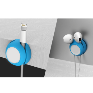 Foto Organizador de Cabos MTB SVT 005 Imagem Azul Claro (2)