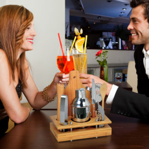 Foto Kit Bar em Bambu e Inox 8 Peças MTB KB-00473 Imagem (8)