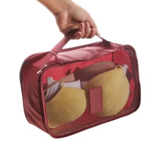 Foto Kit Necessaire 6 Peças MTB 18538 Imagem Vinho (10)