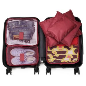 Foto Kit Necessaire 6 Peças MTB 18538 Imagem Vinho (12)