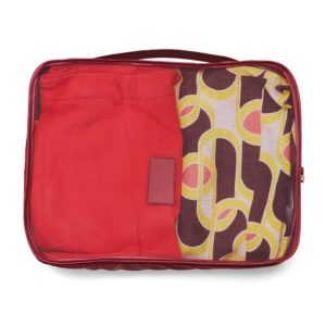 Foto Kit Necessaire 6 Peças MTB 18538 Imagem Vinho (6)