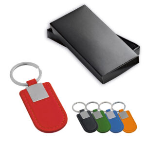 Foto Chaveiro Couro Sintético e Metal MTB 93168 Imagem