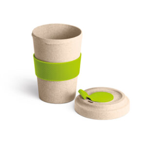 Foto Copo para Viagem em Fibra de Bambu MTB 94638 Imagem Verde (2)