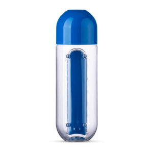 Foto Squeeze 700ml Porta Comprimido MTB 13996 Imagem Azul (2)