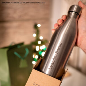 Foto Garrafa Térmica 750ml Grey Imagem Prata (2)