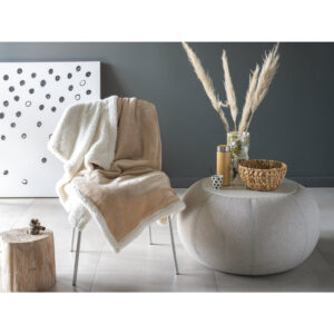 Foto Manta Polar MTB 99078 Imagem Bege (3)