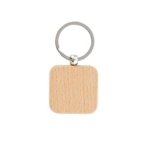 Chaveiro Quadrado de Madeira ZB 6038 - foto 6
