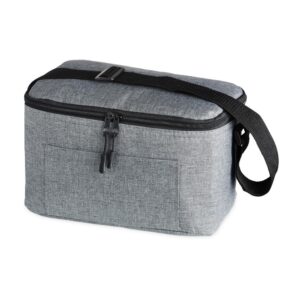 Bolsa Térmica com Bolso Frontal 6L ZB 2798 | com zíper, bolsos laterais telados, e alça transversal regulável em nylon (não removível) com apoio para ombro.