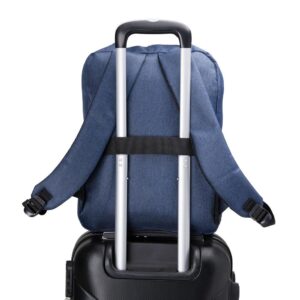 Mochila de Nylon Detalhes em Couro Sintético ZB 1351 - foto 7