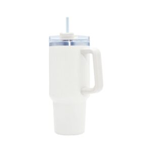 Caneca Térmica Inox e Tampa Acrílica ZB 6033 | com capacidade de 1,2 litros feita em inox 304 com parede dupla, contém tampa acrílica rosqueável com acesso para canudo e pegador plástico. Acompanha canudo plástico.