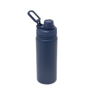 Garrafa Parede Dupla Inox 570ml ZB 14976 | Tampa com alça para transporte e tampa de proteção para o bocal.