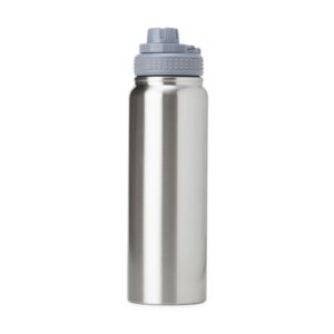 Garrafa Térmica com Capacidade de 850ml ZB 18711 | feita em inox 304 de parede dupla com capacidade de 850ml. Tampa com alça para transporte e tampa de proteção para o bocal.