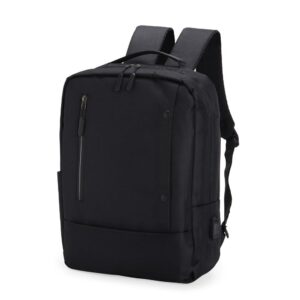 Mochila para Notebook em Nylon ZB 1354 | Com divisórias internas para acessórios, a mochila possui bolso lateral, suporte externo USB e alça para engate em malas de viagem.