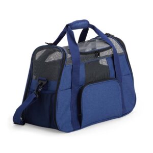 Bolsa para Pet com Tapete ZB 14992 | As alças de mão, estrategicamente equipadas com suporte para junção, garantem conforto durante o transporte manual, enquanto a alça transversal proporciona um transporte ergonômico com distribuição mais eficiente do peso.
