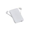 Power Bank Plástico 5.000mAh com LED ZB 6053 | Acompanha cabo USB-V8 e adaptador Tipo-C.