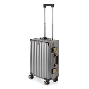 Mala com Rodinhas e Apoios Laterais ZB 6050 | A mala possui duas alças de mãos, puxador retrátil com regulagem de tamanho, suporte porta bolsa, quatro rodinhas 360º e apoios laterais.
