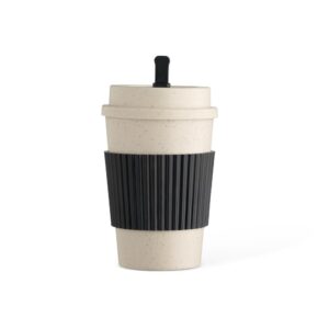 Copo com Tampa Rosqueável 450ml ZB 3699 | Acompanha mexedor e manga protetora antiderrapante.