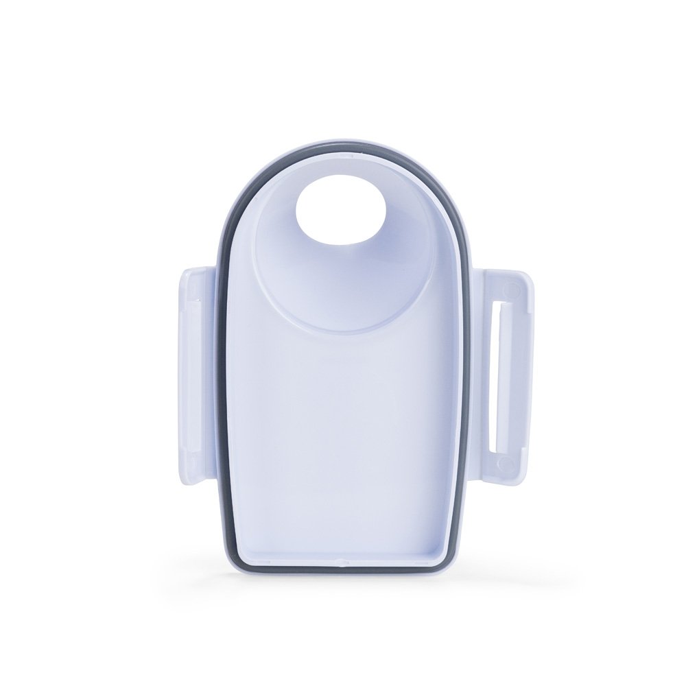 Foto-Dispenser-Multiuso-5L-CB-15444-Imagem-12.jpg Parte inferior da tampa com anel de vedação e travas laterais