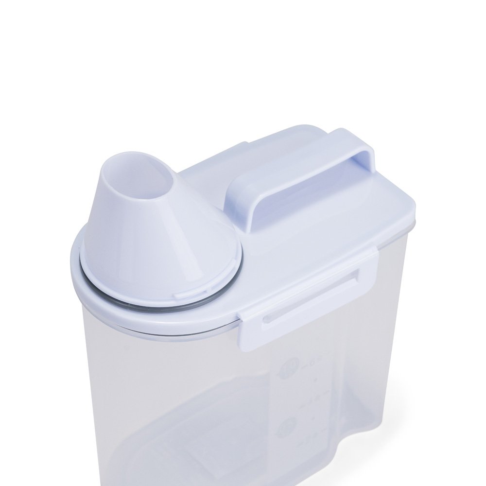 Foto-Dispenser-Multiuso-5L-CB-15444-Imagem-7.jpg Detalhe da tampa do dispenser com abertura e alça